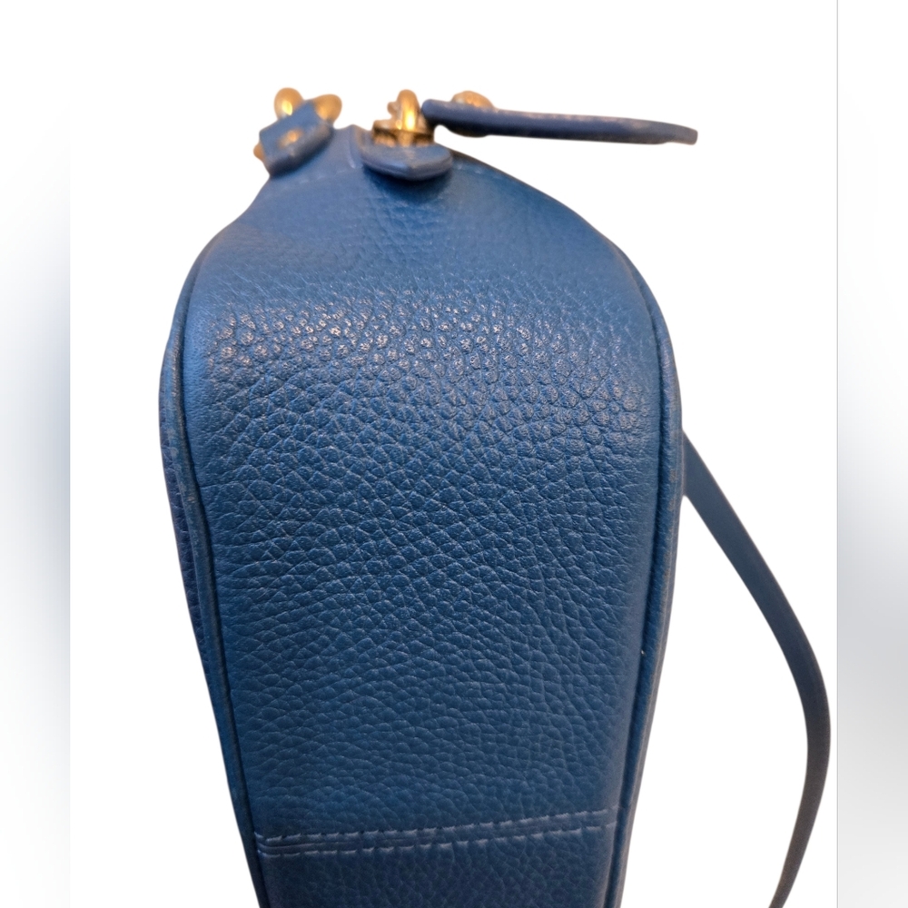 Coach 2020 Leather Mini Camera 16 Blue Crossbody Bag - Picture 10 of 13